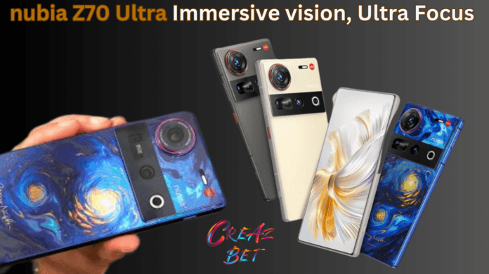Nubia Z70 Ultra smartphone with stunning display and premium design