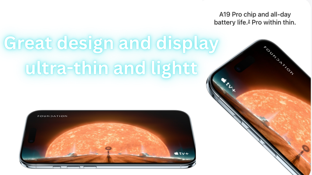 Concept render of the iPhone 17 Air featuring an ultra-thin design, edge-to-edge display, and minimalist aluminum finish.